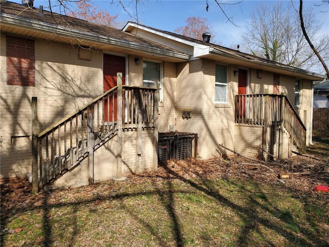 867 Commodore Dr NW, Atlanta, GA 30318 - rear view of house featuring brick siding