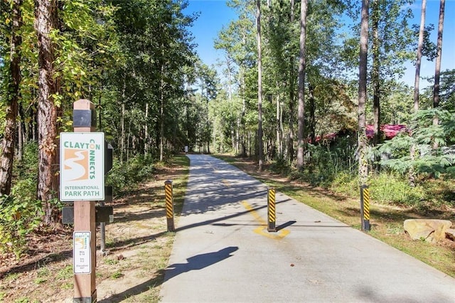 view of road