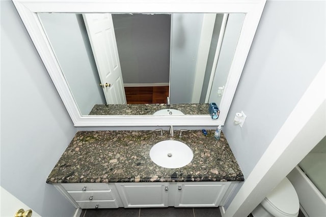 8601 Flint Hill Rd, Douglasville, GA 30135 - bathroom with vanity and toilet