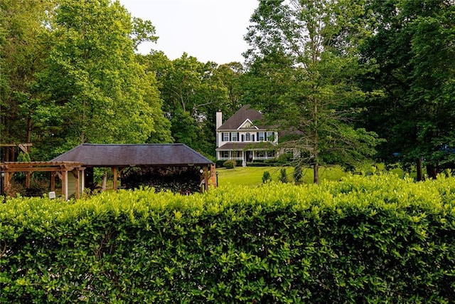 8601 Flint Hill Rd, Douglasville, GA 30135 - view of yard featuring a detached carport