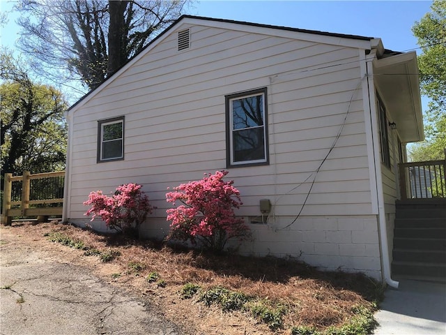 view of side of home