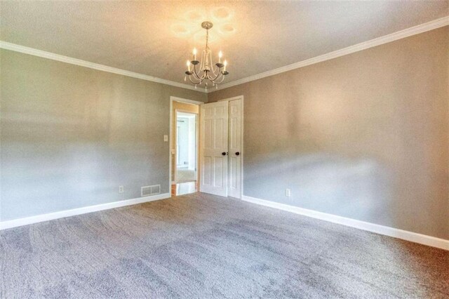 bathroom with walk in shower, ornamental molding, toilet, and vanity