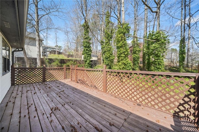 view of deck