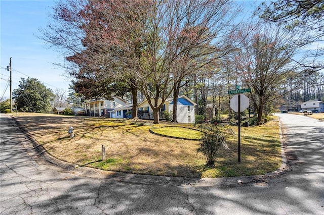 view of front of house with a front yard