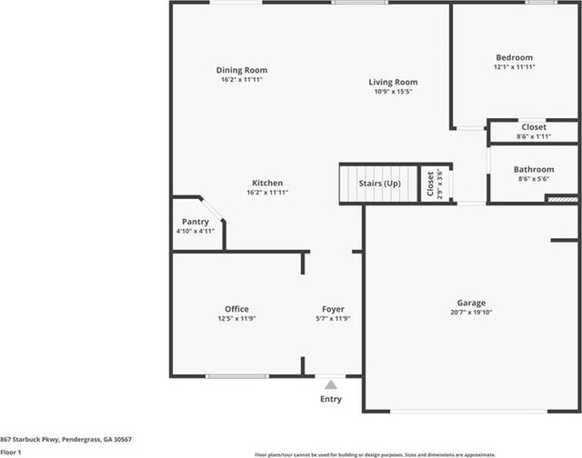 867 Starbuck Pkwy, Pendergrass, GA 30567 - view of layout