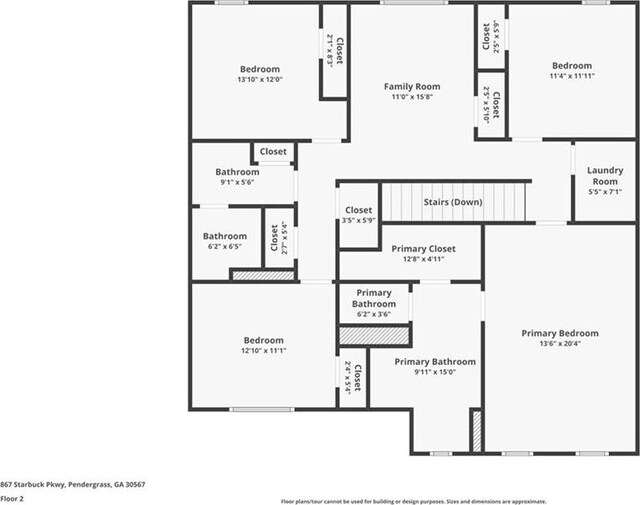 867 Starbuck Pkwy, Pendergrass, GA 30567 - plan