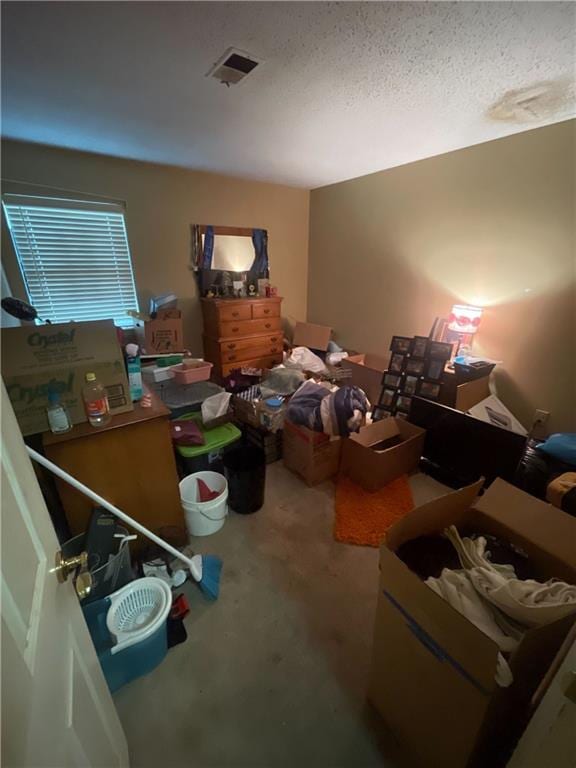 2009 Oak Park Ln, Decatur, GA 30032 - miscellaneous room with carpet floors and a textured ceiling