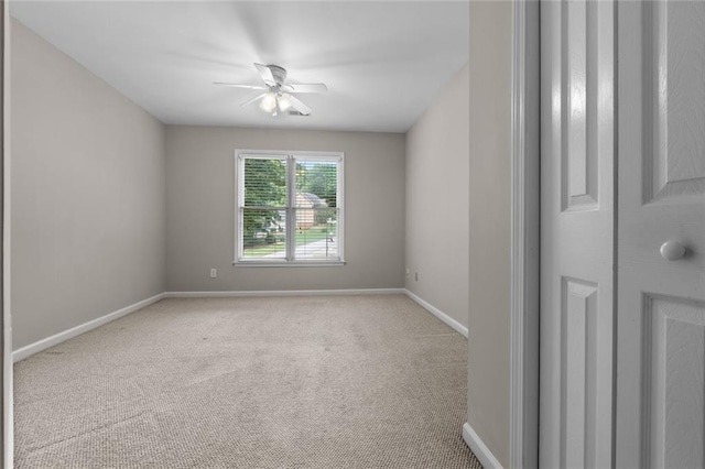 3642 Fowler Rdg, Douglasville, GA 30135 - carpeted spare room with ceiling fan and baseboards