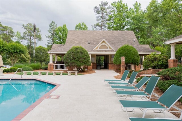 3642 Fowler Rdg, Douglasville, GA 30135 - community pool featuring a patio