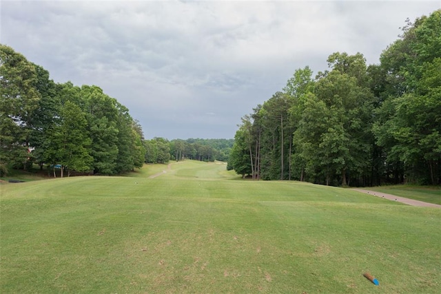 3642 Fowler Rdg, Douglasville, GA 30135 - view of property's community featuring a lawn, view of golf course, and view of scattered trees
