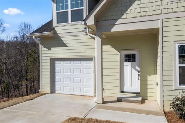 exterior space with driveway