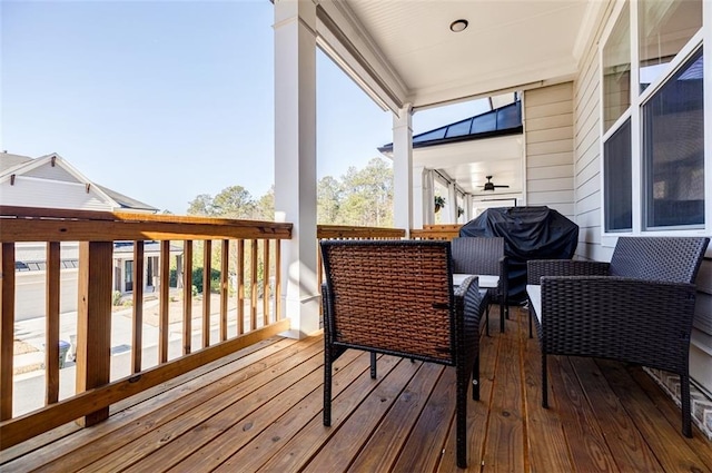 10035 River Rock Dr, Roswell, GA 30076 - view of wooden terrace