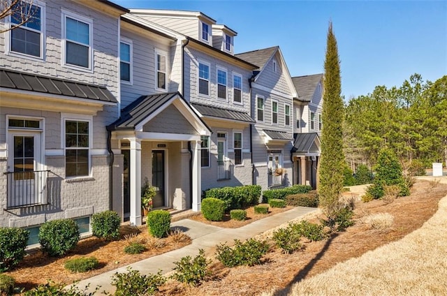 10035 River Rock Dr, Roswell, GA 30076 - multi unit property featuring a standing seam roof, a metal roof, and brick siding