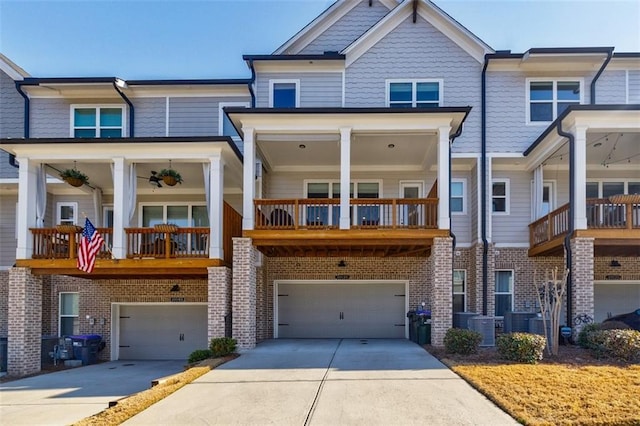 10035 River Rock Dr, Roswell, GA 30076 - view of property with a garage and driveway