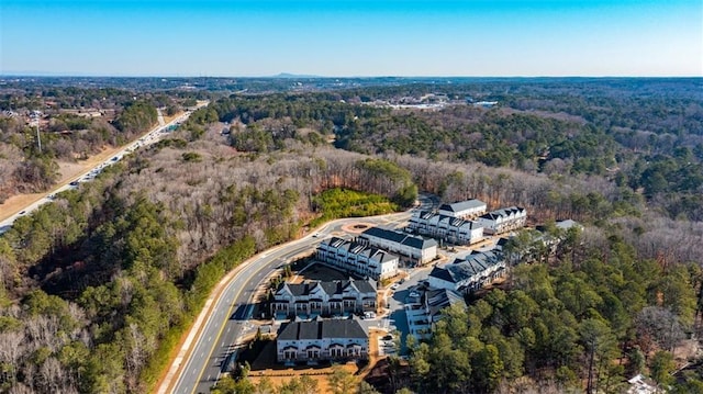 10035 River Rock Dr, Roswell, GA 30076 - aerial view of property's location with a forest