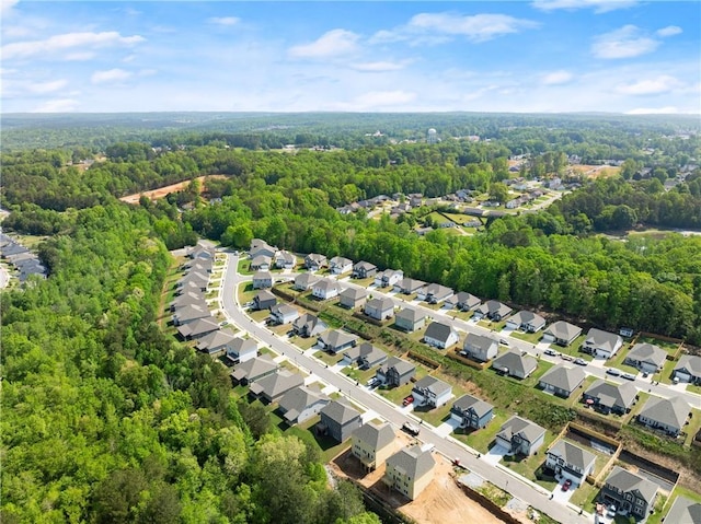 392 Brookstone Trl, Dawsonville, GA 30534 - birds eye view of property featuring a view of trees and a residential view