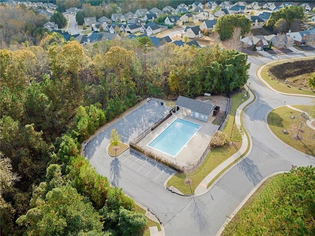392 Brookstone Trl, Dawsonville, GA 30534 - bird's eye view featuring a residential view