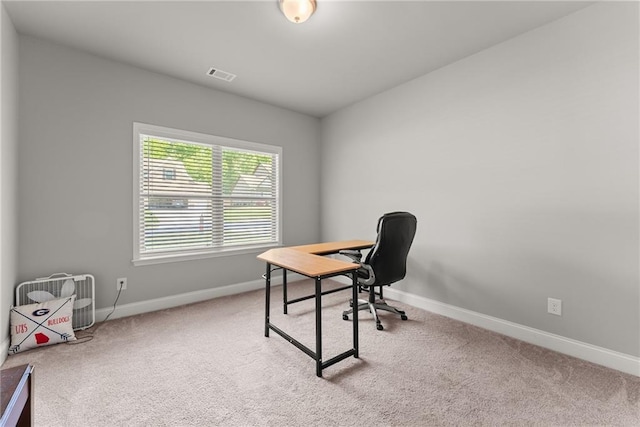 4381 Highland Gate Parkway, Gainesville, GA 30506 - office area with visible vents, carpet, and baseboards