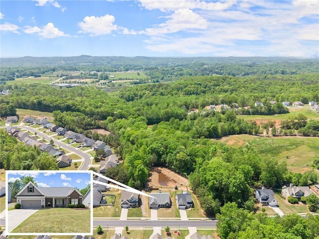 4381 Highland Gate Parkway, Gainesville, GA 30506 - bird's eye view featuring a view of trees and a residential view