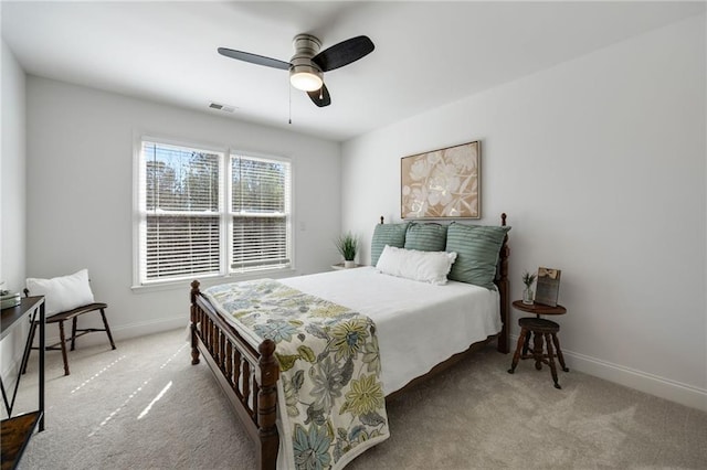 224 Celestial Ridge Dr, Dallas, GA 30132 - carpeted bedroom with baseboards and ceiling fan