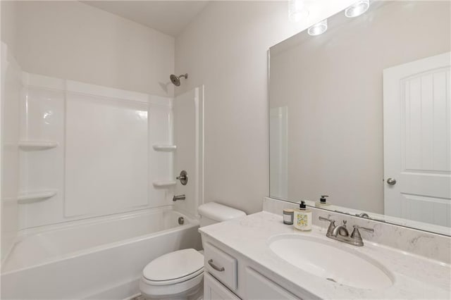 5103 Woodline View Ln, Auburn, GA 30011 - bathroom with toilet, vanity, and  shower combination