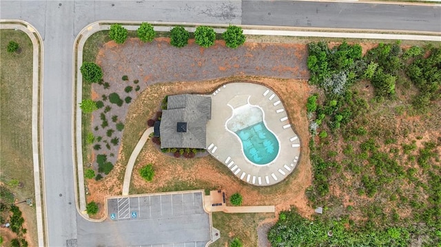 5103 Woodline View Ln, Auburn, GA 30011 - aerial view of a pool area