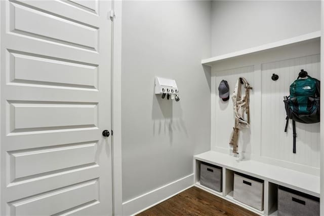 2020 Bixby St SE, Atlanta, GA 30317 - mudroom with dark wood-type flooring and baseboards