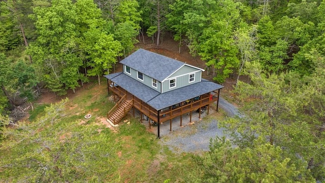 35 Indian Trce, Mineral Bluff, GA 30559 - view from above of property with a forest