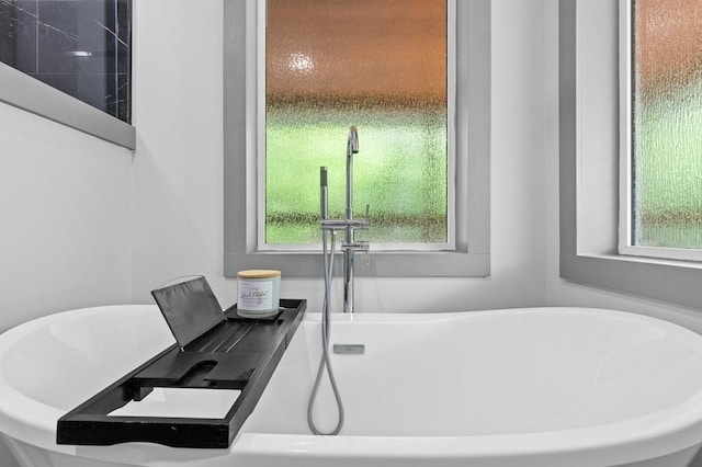 35 Indian Trce, Mineral Bluff, GA 30559 - bathroom with healthy amount of natural light and a freestanding tub