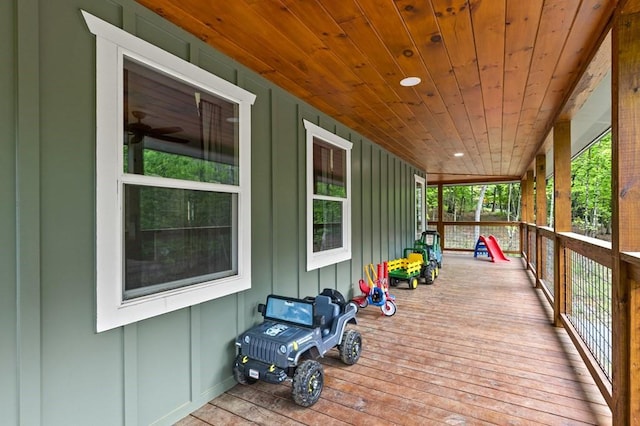 35 Indian Trce, Mineral Bluff, GA 30559 - wooden deck featuring a porch
