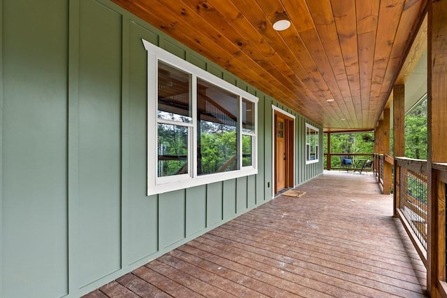 35 Indian Trce, Mineral Bluff, GA 30559 - deck featuring a porch