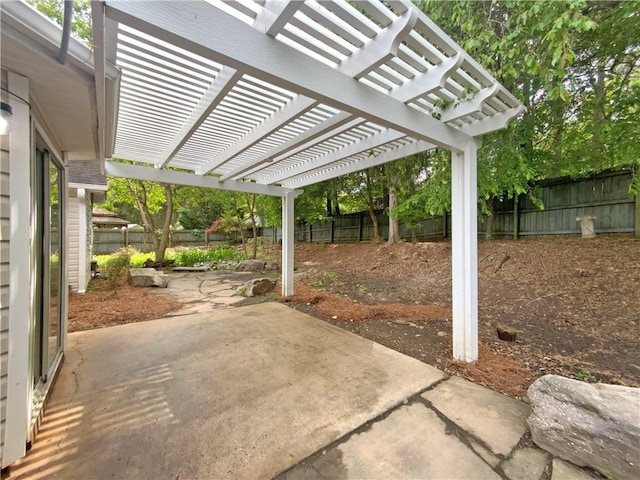 2012 Elm Grove Ln, Hampton, GA 30228 - view of patio / terrace with a fenced backyard and a pergola