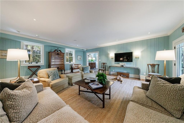 202 Lakeview Ave, Atlanta, GA 30305 - living area featuring ornamental molding