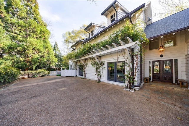 202 Lakeview Ave, Atlanta, GA 30305 - exterior space featuring french doors and fence