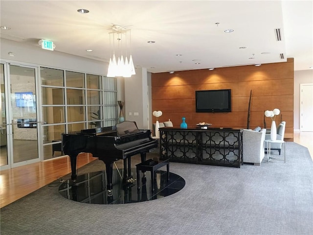 711 Cosmopolitan Dr NE Unit 123, Atlanta, GA 30324 - carpeted living room with recessed lighting