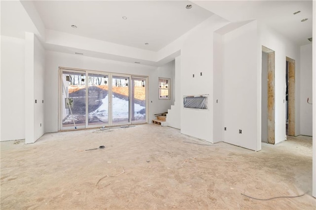 view of unfurnished living room