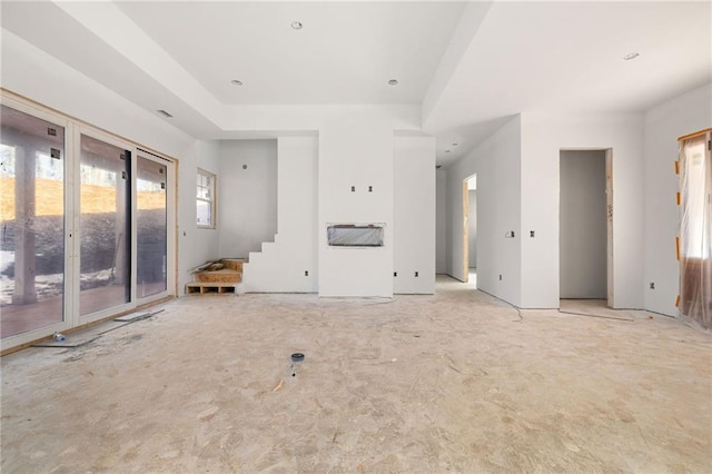 view of unfurnished living room