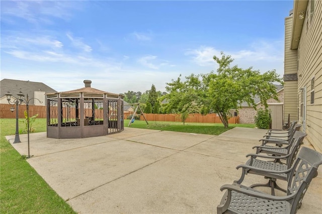 3039 Tuscan Ridge Dr, Snellville, GA 30039 - view of patio featuring a gazebo