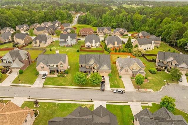 3039 Tuscan Ridge Dr, Snellville, GA 30039 - aerial view of residential area featuring property parcel outlined