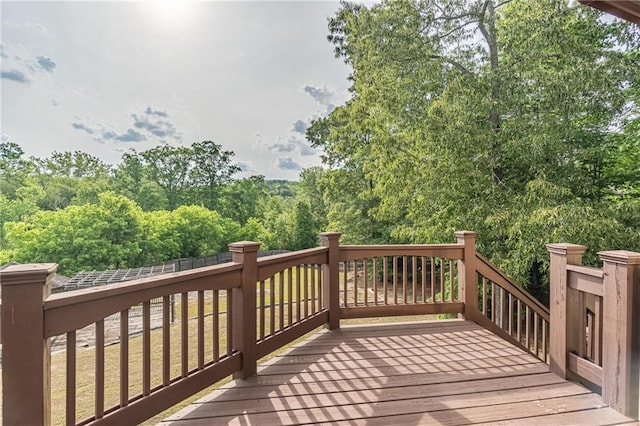 view of deck