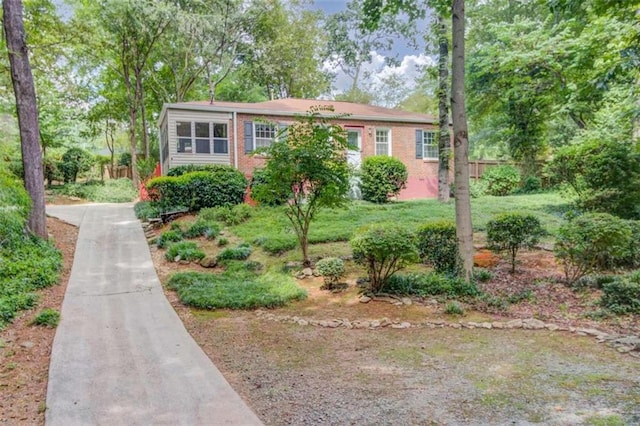 view of front of home