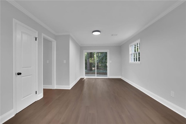 4669 Dunover Cir, Atlanta, GA 30360 - unfurnished room with wood finished floors and crown molding
