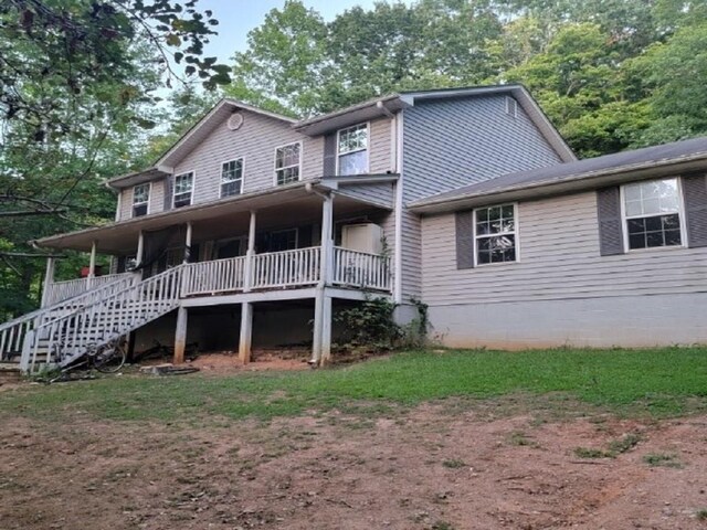 view of rear view of house