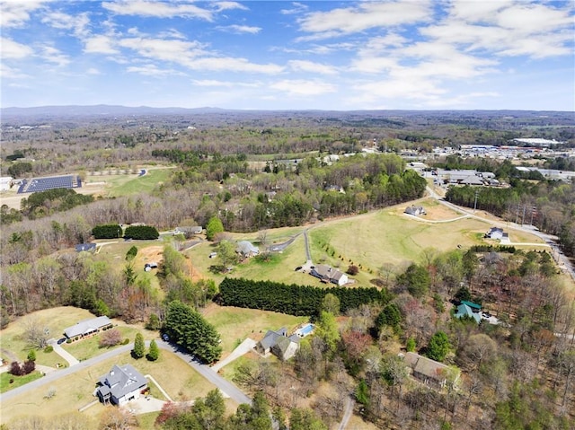 drone / aerial view
