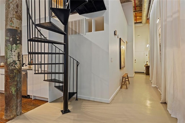 170 Boulevard Se 115E, Atlanta, GA 30312 - stairway with baseboards