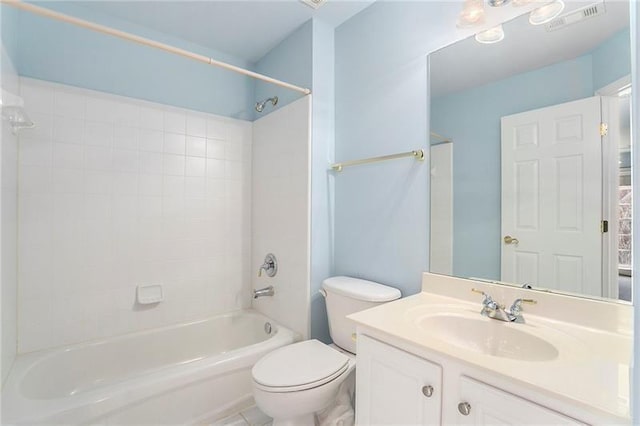 3505 Belridge Ln, Smyrna, GA 30080 - full bathroom with shower / tub combination, toilet, and vanity