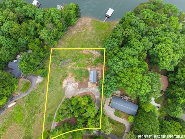 2109 Pine Tree Cir, Gainesville, GA 30501 - aerial view of property and surrounding area with property boundaries highlighted