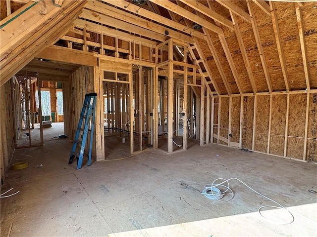 view of attic