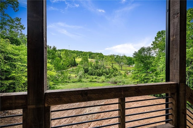 LOT40 Staurolite Mtn, Blue Ridge, GA 30513 - wooden terrace featuring a forest view