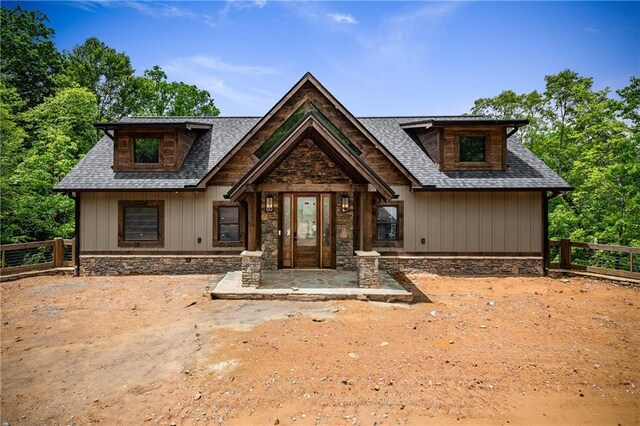 LOT40 Staurolite Mtn, Blue Ridge, GA 30513 - chalet / cabin featuring fence and roof with shingles